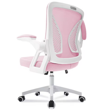 Ergonomische Bureaustoel met Mesh Rugleuning – Verstelbare Draaistoel met Opklapbare Armleuningen