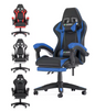 Ergonomische Gamingstoel met Voetensteun – Verstelbare Computerstoel met Hoofd- en Lendenkussen