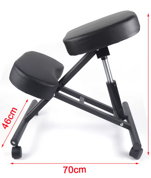Ergonomische Knie­stoel met Pneumatische Hoogteverstelling – Verstelbare Houdingsstoel met Wielen