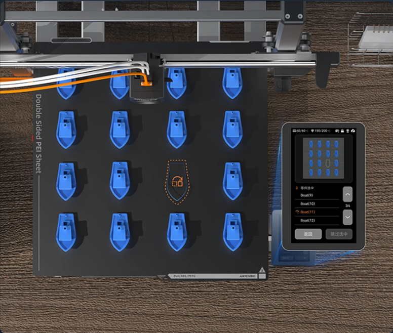 3D Printer met Groot Bouwvolume 50 × 42 × 42 cm – Multi-Color Ondersteuning, 600 mm/s Printsnelheid en Smart APP Bediening