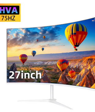 27 inch Curved Full HD Monitor – 75Hz IPS Gaming Scherm met HDMI en VGA