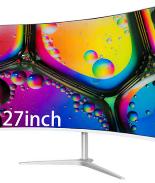 27 inch Curved Full HD Monitor – 75Hz IPS Gaming Scherm met HDMI en VGA