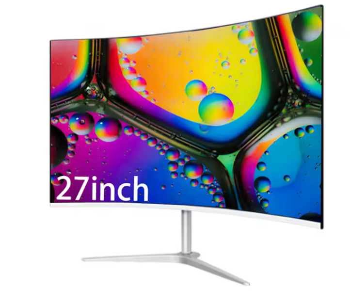 27 inch Curved Full HD Monitor – 75Hz IPS Gaming Scherm met HDMI en VGA