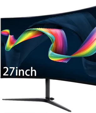 27 inch Curved Full HD Monitor – 75Hz IPS Gaming Scherm met HDMI en VGA