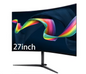 27 inch Curved Full HD Monitor – 75Hz IPS Gaming Scherm met HDMI en VGA