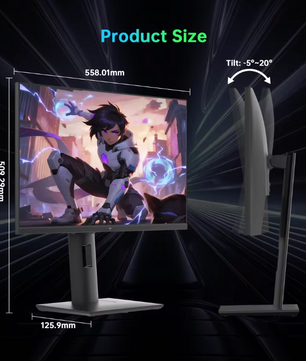 24,5 inch Fast IPS Gaming Monitor 400Hz – 1ms Full HD HDR Scherm