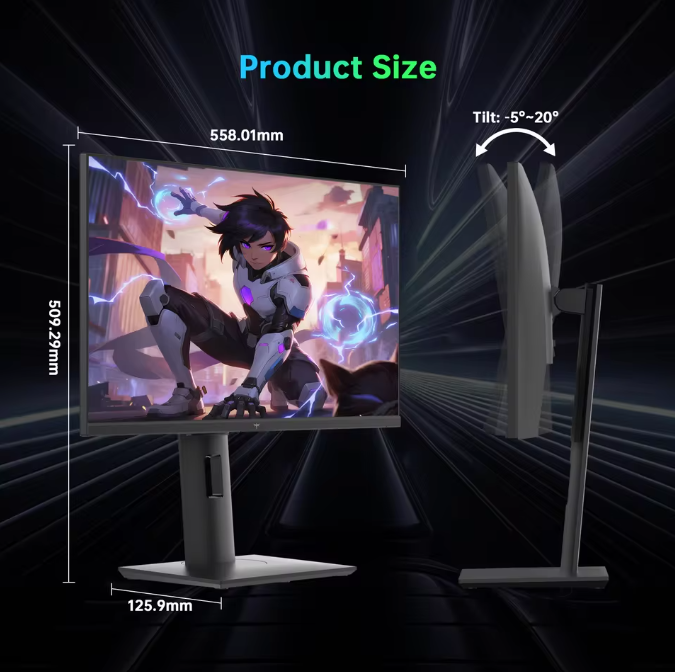 24,5 inch Fast IPS Gaming Monitor 400Hz – 1ms Full HD HDR Scherm