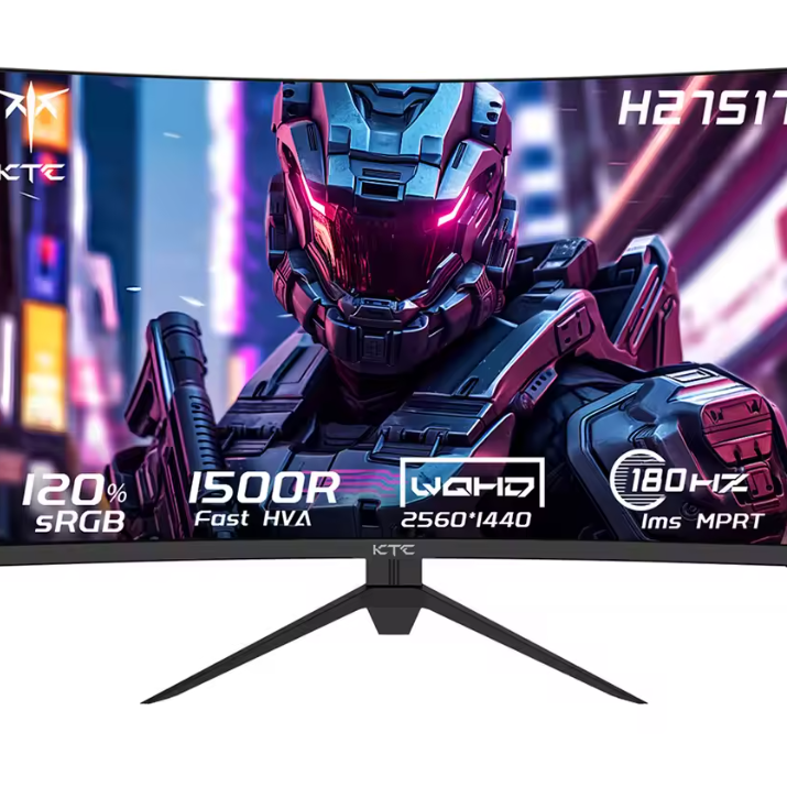 27 inch Curved Gaming Monitor QHD 180Hz – 1500R Gebogen Scherm met 1ms Response