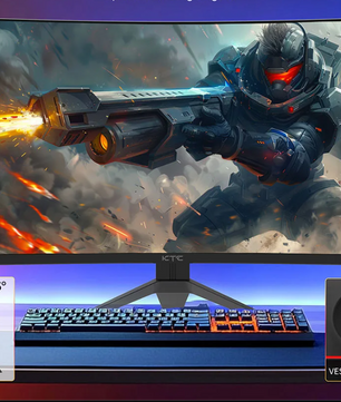 27 inch Curved Gaming Monitor QHD 180Hz – 1500R Gebogen Scherm met 1ms Response