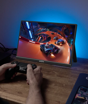 14 inch Draagbare Full HD IPS Monitor – Ultradun Tweede Scherm met USB-C en HDMI