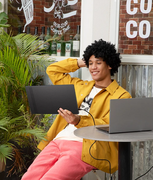 14 inch Draagbare Full HD IPS Monitor – Ultradun Tweede Scherm met USB-C en HDMI