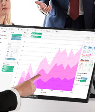 18,5 inch Touchscreen Draagbare Monitor – Full HD IPS 100Hz Tweede Scherm met Standaard