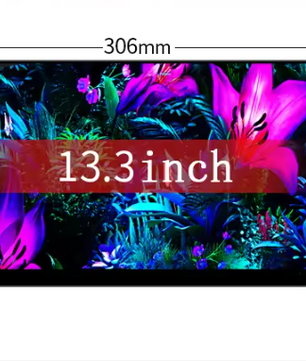 13,3 inch 4K OLED Touchscreen Monitor – Ultra HD Draagbaar Scherm met USB-C en HDMI