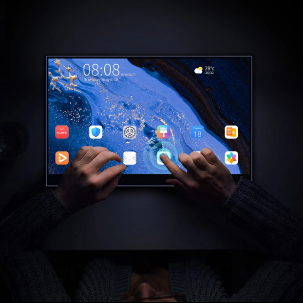 13,3 inch 4K OLED Touchscreen Monitor – Ultra HD Draagbaar Scherm met USB-C en HDMI
