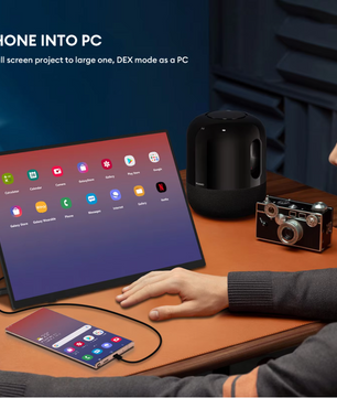 15,6 inch Draagbare Full HD IPS Monitor – Ultradun Tweede Scherm met Standaard en USB-C