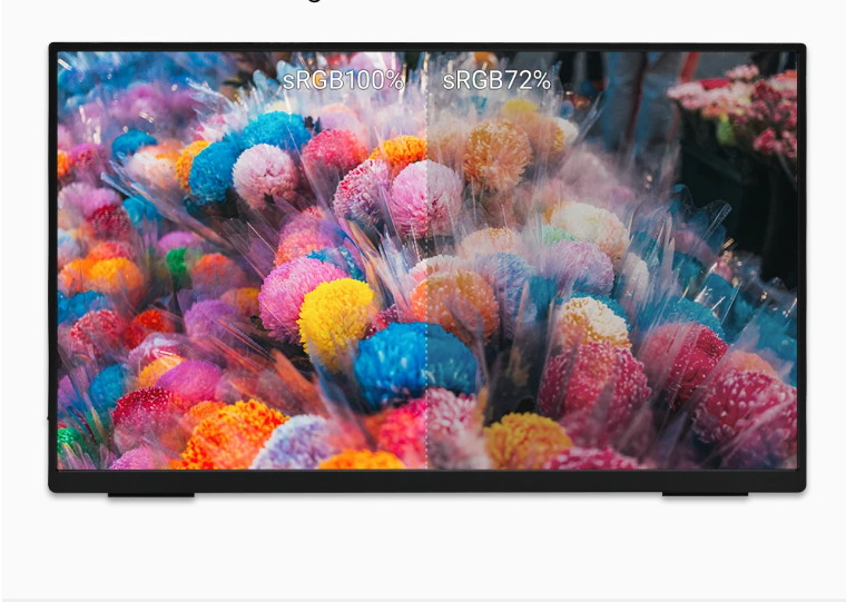 18 inch Draagbare Full HD IPS Monitor – 100Hz HDR Tweede Scherm met USB-C en HDMI