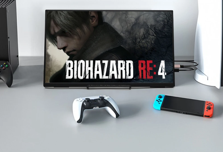 18 inch Draagbare Full HD IPS Monitor – 100Hz HDR Tweede Scherm met USB-C en HDMI