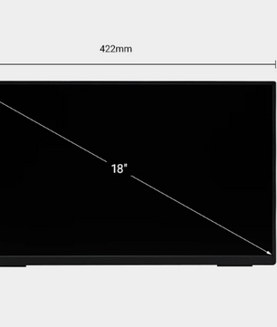 18 inch Draagbare Full HD IPS Monitor – 100Hz HDR Tweede Scherm met USB-C en HDMI