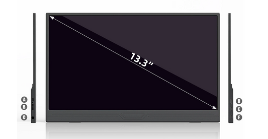 13 inch 4K Draagbare Monitor – Ultra HD Tweede Scherm met USB-C en HDMI