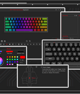 60% Mechanisch Gaming Toetsenbord – 61 Toetsen Rapid Trigger met RGB en 8K Polling