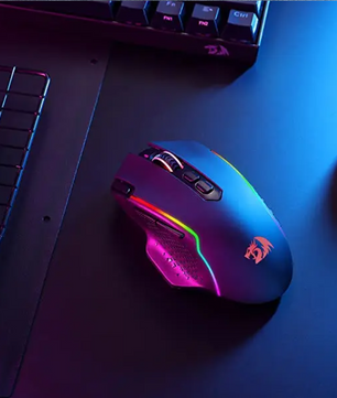 Draadloze Gaming Muis 10000 DPI – Programmeerbare RGB Gamer Muis met 8 Macro Knoppen