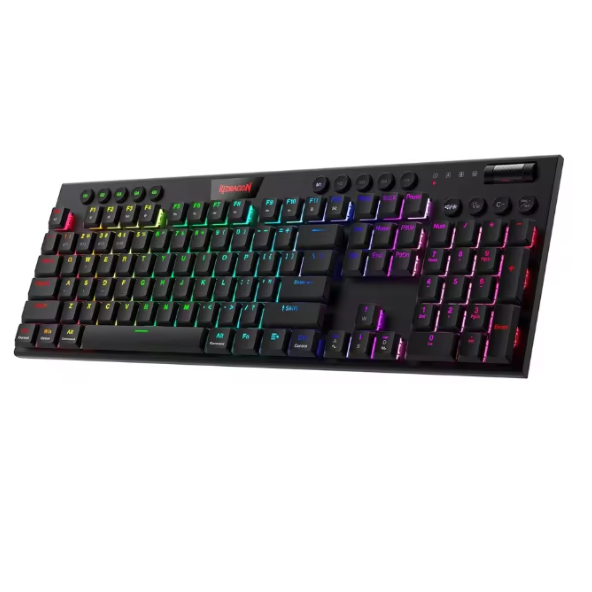 Draadloze Gaming Muis 10000 DPI – Programmeerbare RGB Gamer Muis met 8 Macro Knoppen