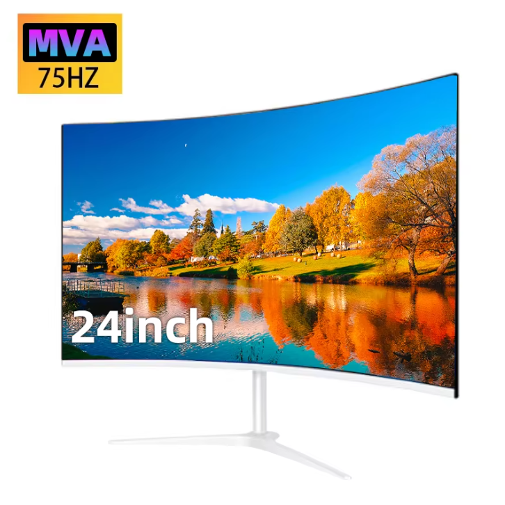 24 inch Curved Gaming Monitor – Full HD 75Hz VA Scherm met HDMI en VESA