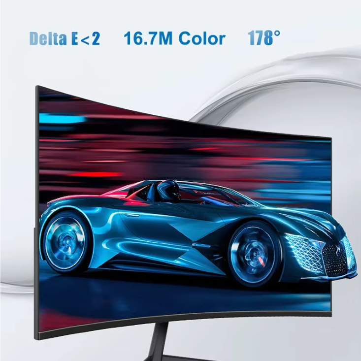 24 inch Curved Gaming Monitor – Full HD 75Hz VA Scherm met HDMI en VESA