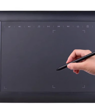 Grafisch Tekentablet 25,4 × 15,2 cm – Professioneel Tekenbord met Stylus en Sneltoetsen