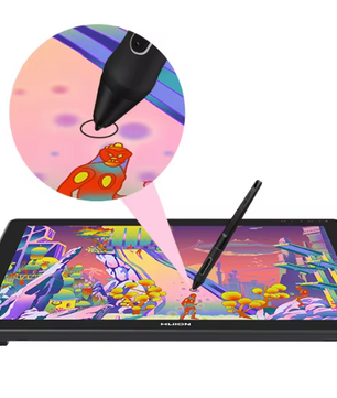 23,8 inch Grafisch Tekendisplay – QLED IPS Tekentablet Monitor met Digitale Pen