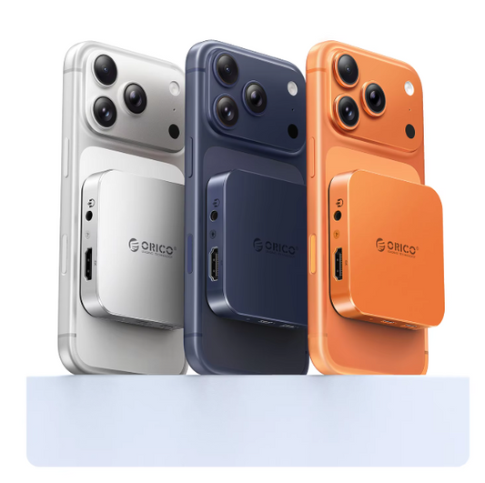 8-in-1 Magnetisch USB-C Dock met M.2 2230 NVMe SSD Behuizing, 4K HDMI, PD 100W en Kaartlezer