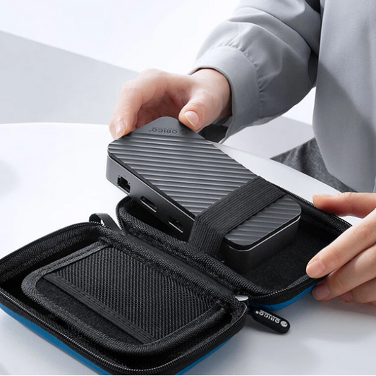 10-in-1 USB-C Docking Station met Koelventilator en M.2 NVMe/SATA SSD Behuizing, 4K HDMI en RJ45