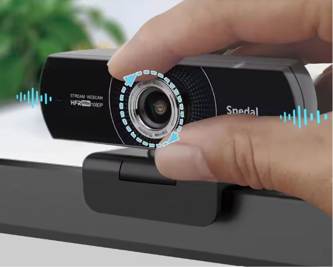 1080P 60fps Webcam met Dubbele Microfoon en Statief, Groothoek USB Camera voor Streaming en Videobellen
