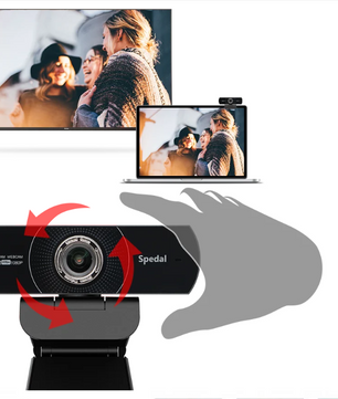 1080P 60fps Webcam met Dubbele Microfoon en Statief, Groothoek USB Camera voor Streaming en Videobellen