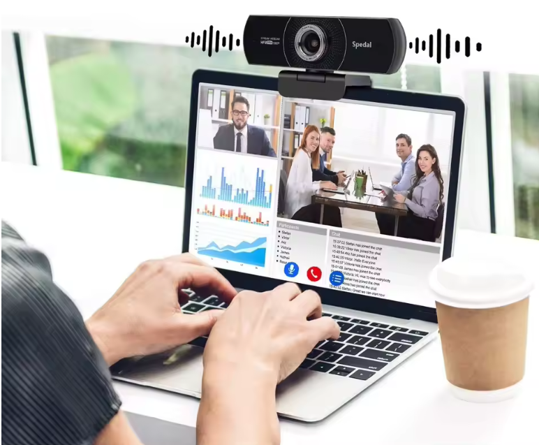 1080P 60fps Webcam met Dubbele Microfoon en Statief, Groothoek USB Camera voor Streaming en Videobellen