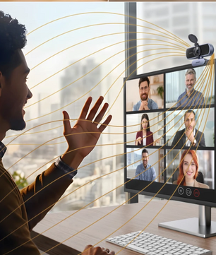 4K 8MP Webcam met Autofocus en Dual AI Microfoon – USB Camera voor Streaming en Videobellen