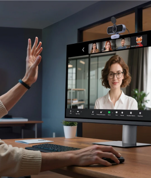 4K 8MP Webcam met Autofocus en Dual AI Microfoon – USB Camera voor Streaming en Videobellen