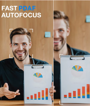 2K Webcam met Autofocus en Dual Microfoon – 1080P 60fps USB Streaming Camera