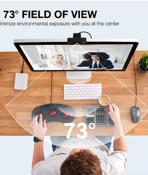 2K Webcam met Autofocus en Dual Microfoon – 1080P 60fps USB Streaming Camera