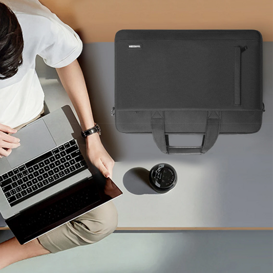 Laptop Sleeve Tas met Schouderband en Handvat – Beschermende Notebook Draagtas