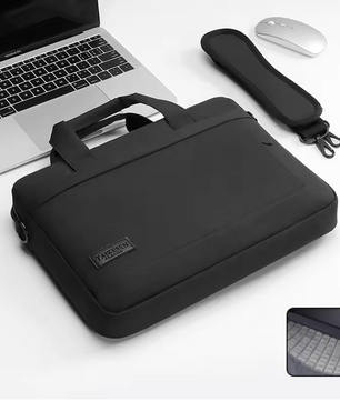 Laptop Sleeve Tas met Schouderband en Handvat – Beschermende Notebook Draagtas