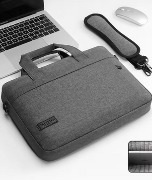 Laptop Sleeve Tas met Schouderband en Handvat – Beschermende Notebook Draagtas