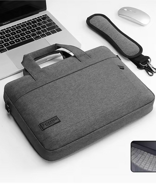 Laptop Sleeve Tas met Schouderband en Handvat – Beschermende Notebook Draagtas