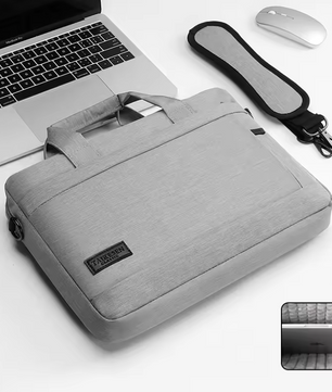 Laptop Sleeve Tas met Schouderband en Handvat – Beschermende Notebook Draagtas