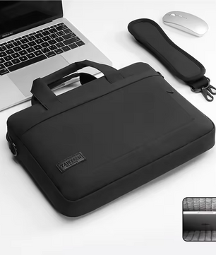 Laptop Sleeve Tas met Schouderband en Handvat – Beschermende Notebook Draagtas