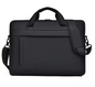 Business Laptop Tote Bag met Schouderband en Ritssluiting – PU Lederen Aktetas voor Werk en Studie