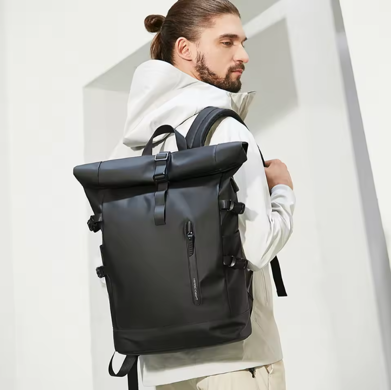 Uitbreidbare Waterdichte Laptop Rugzak met USB Poort – Grote Reis en Werk Backpack
