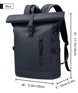 Uitbreidbare Waterdichte Laptop Rugzak met USB Poort – Grote Reis en Werk Backpack