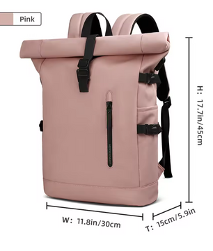 Uitbreidbare Waterdichte Laptop Rugzak met USB Poort – Grote Reis en Werk Backpack