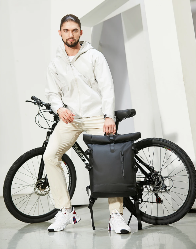 Uitbreidbare Waterdichte Laptop Rugzak met USB Poort – Grote Reis en Werk Backpack